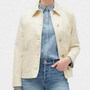 Gap Denim Jacket Small Cream NWOT